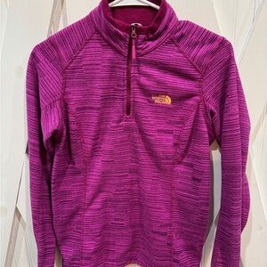 The North Face Pink Quarter-Zip Pullover